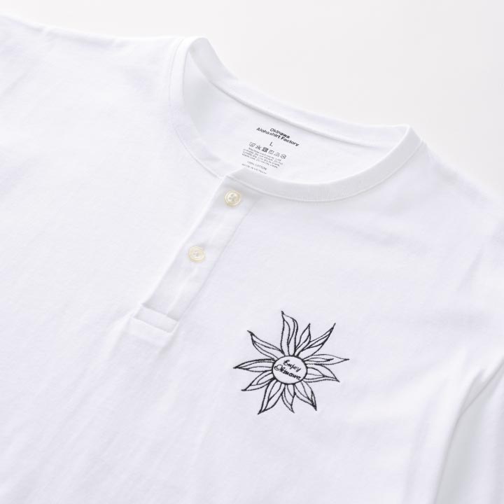 <JU1100436> ���ꥸ�ʥ� T�����(EnjoyOkinawa) WHITE �� 2 ��