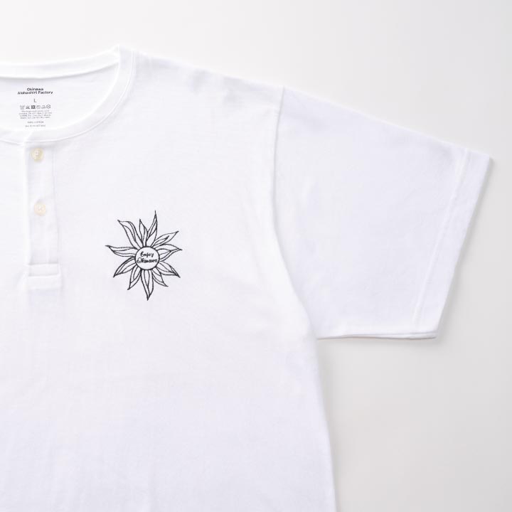 <JU1100436> ���ꥸ�ʥ� T�����(EnjoyOkinawa) WHITE �� 2 ��