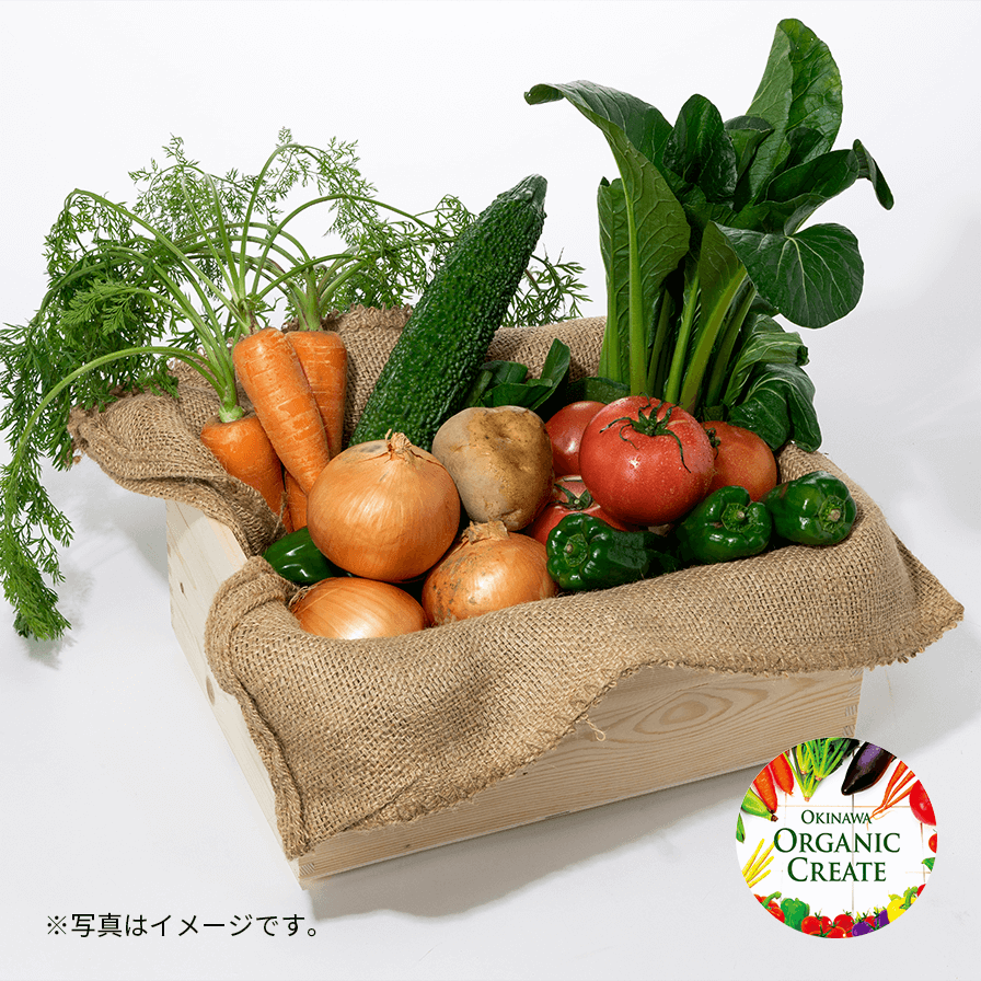 有機ハイサイセット(レギュラー　6～8品)毎週お届け　※沖縄県内￥2,600円（税/送料込）