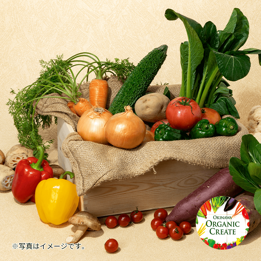 有機ハイサイセット(レギュラー　6～8品)毎週お届け　※沖縄県内￥2,600円（税/送料込）