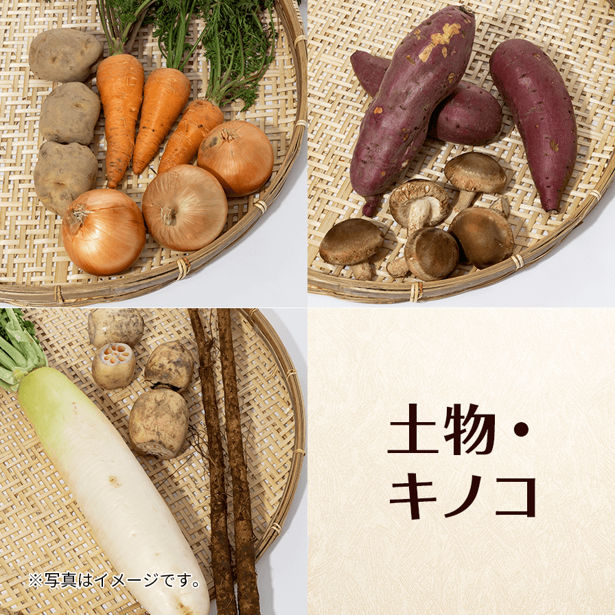 有機まーさんセット(大　13～15品)2週毎お届け　※沖縄県内￥4,400円（税/送料込）