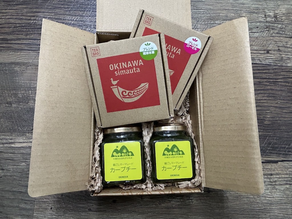 絹ごしマーマレードと紅茶のセット