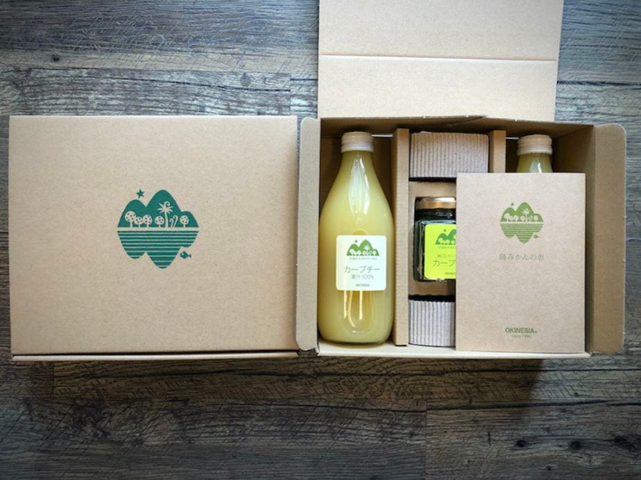 島みかんの恵 カーブチー果汁と絹ごしマーマレード 3点セット