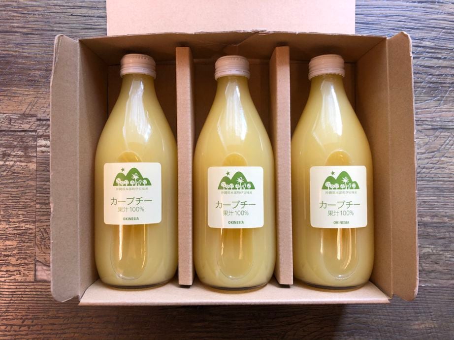 島みかんの恵 カーブチー果汁３本セット