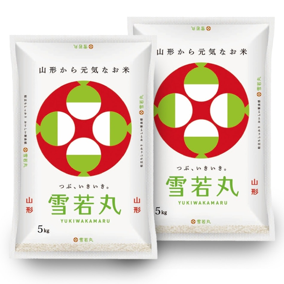 無農薬 雪若丸 10kg (5kg×2袋) 山形県産 令和7年産
