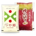 新米 つや姫・ゆめぴりか 各5kgセット (計10kg) 山形県産 北海道産 令和8年産