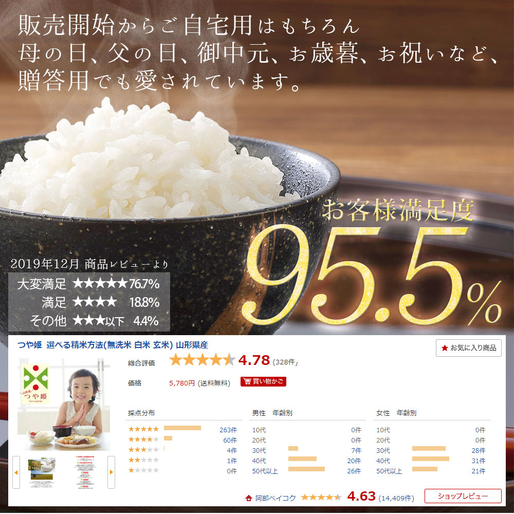 つや姫 5kg 山形県産 令和7年産