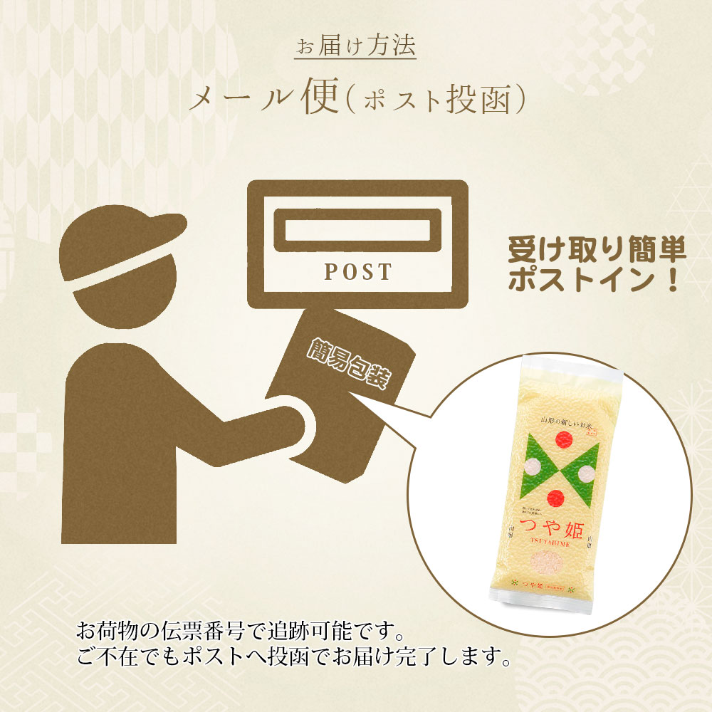 つや姫 真空パック 300g (2合) 山形県産 令和7年産 (300グラム×1袋)