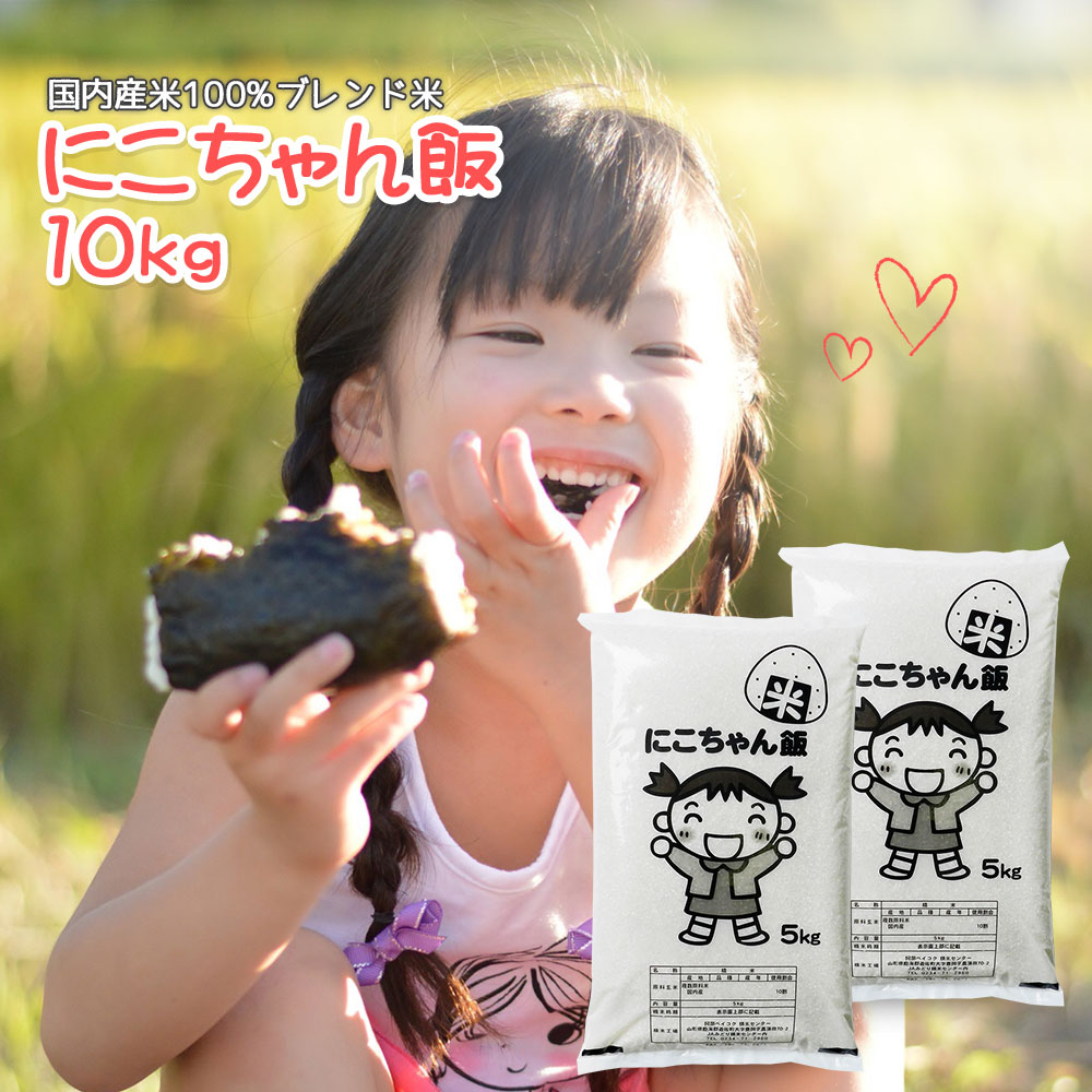 にこちゃん飯 10kg (5kg×2袋) 国内産