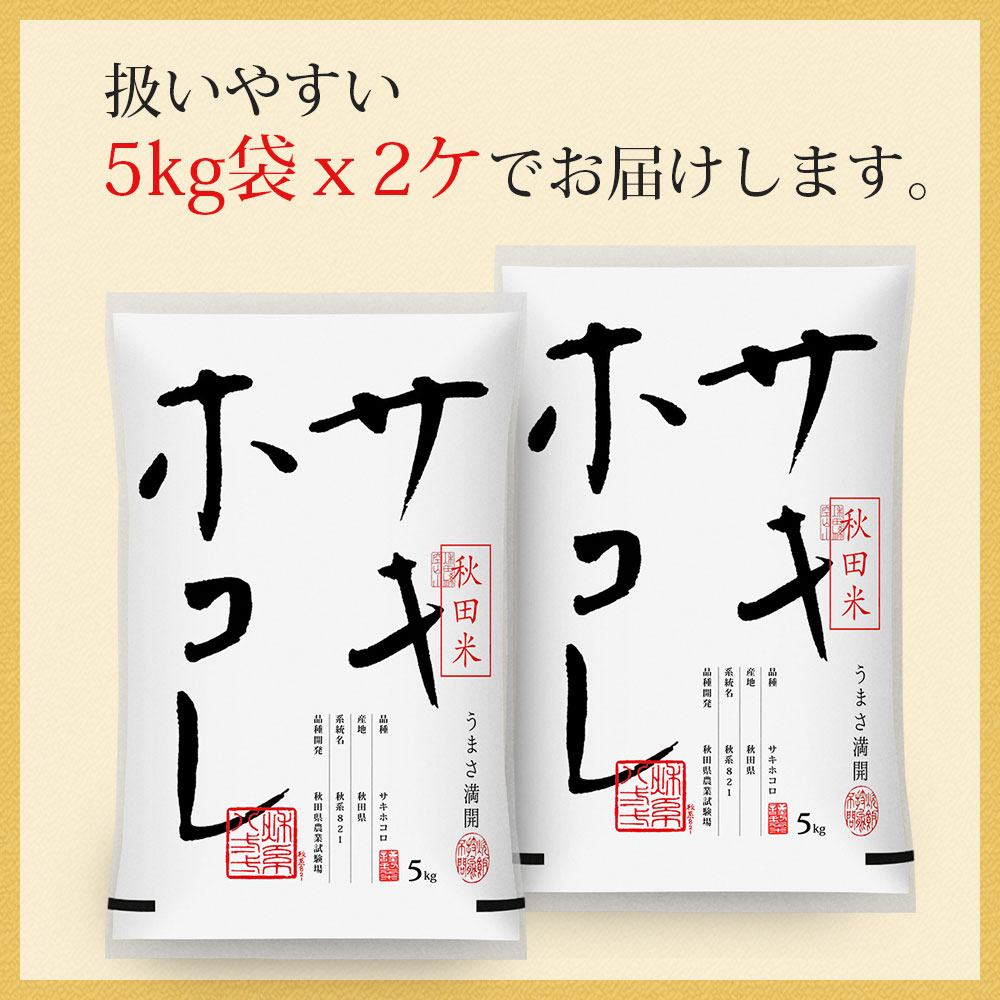 サキホコレ 10kg 秋田県産 令和6年産