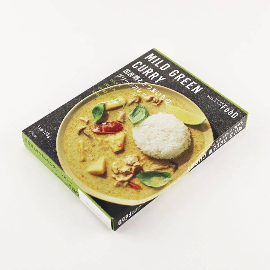 国産鶏とさつまいものグリーンカレー