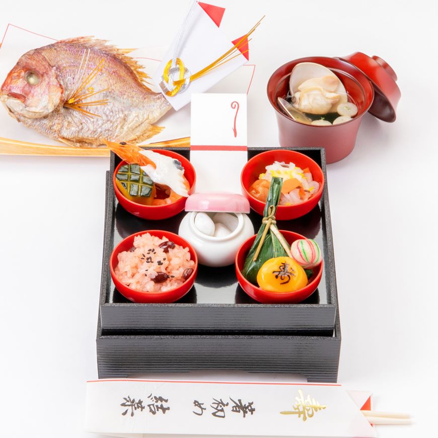 おすすめネット お食い初め料理セット 】│☆北海道 ミニ膳／みにぜん【女の子用 工芸品