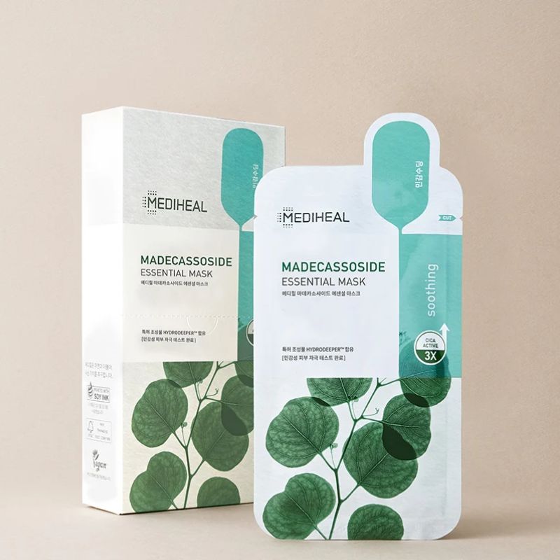 【直送品（買い合わせ不可）】[1箱]MEDIHEAL(メディヒール) マデカソサイド エッセンシャルマスク　10枚　　