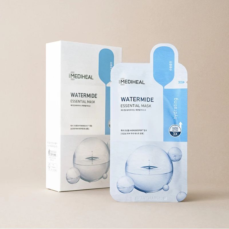 【直送品（買い合わせ不可）】[1箱]MEDIHEAL(メディヒール) ウォーターマイド エッセンシャルマスク　10枚　　