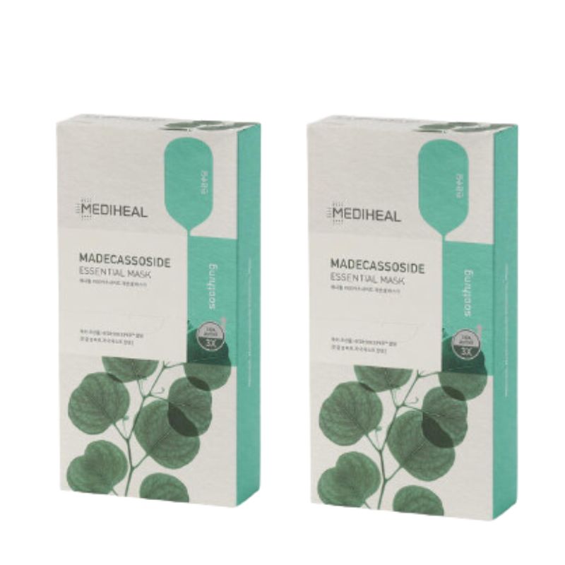 【直送品（買い合わせ不可）】[2箱]MEDIHEAL(メディヒール) マデカソサイド エッセンシャルマスク　10枚×2箱　