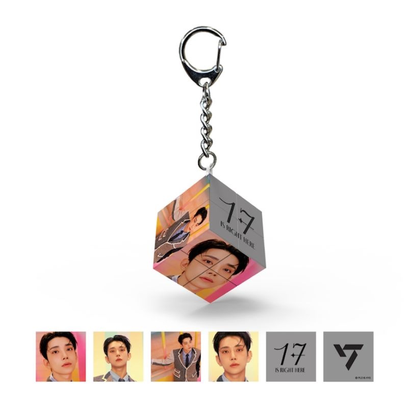 【直送品（買い合わせ不可）】[1個]SEVENTEEN(セブンティーン) 公式グッズ ミニキューブキーリング  JOSHUA　　