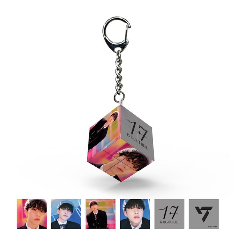 【直送品（買い合わせ不可）】[1個]SEVENTEEN(セブンティーン) 公式グッズ ミニキューブキーリング  HOSHI　　