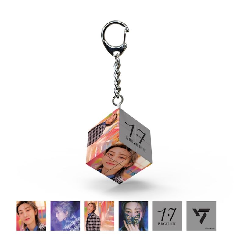 【直送品（買い合わせ不可）】[1個]SEVENTEEN(セブンティーン) 公式グッズ ミニキューブキーリング  THE 8　　