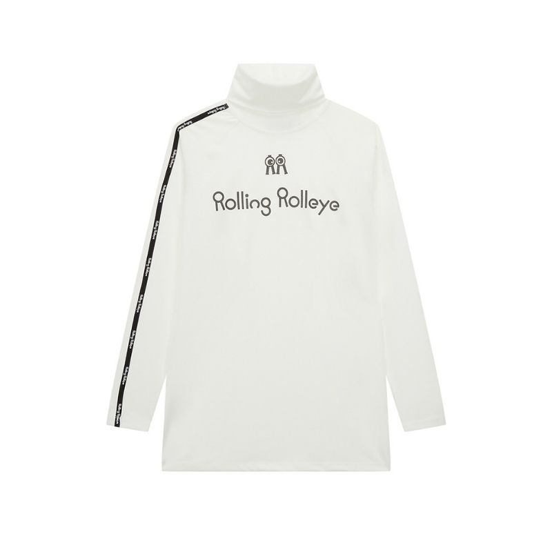 【直送品（買い合わせ不可）】2XLサイズ メンズ Rolling Rolleye ライン ハイネック ホワイト　　