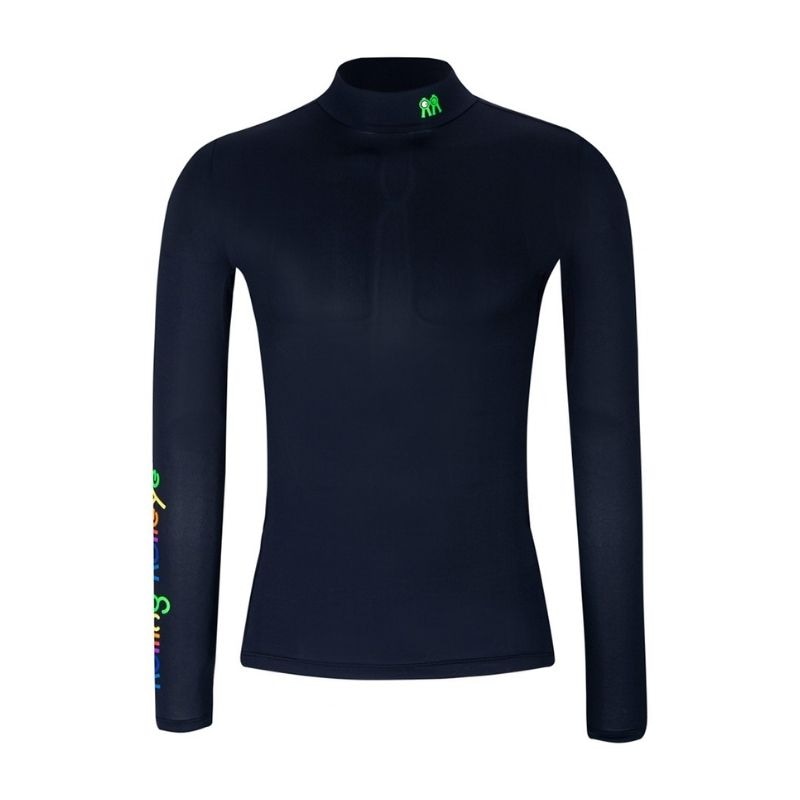 【直送品（買い合わせ不可）】Lサイズ メンズ Rolling Rolleye クールレインボー インナーウェア ブラック　　