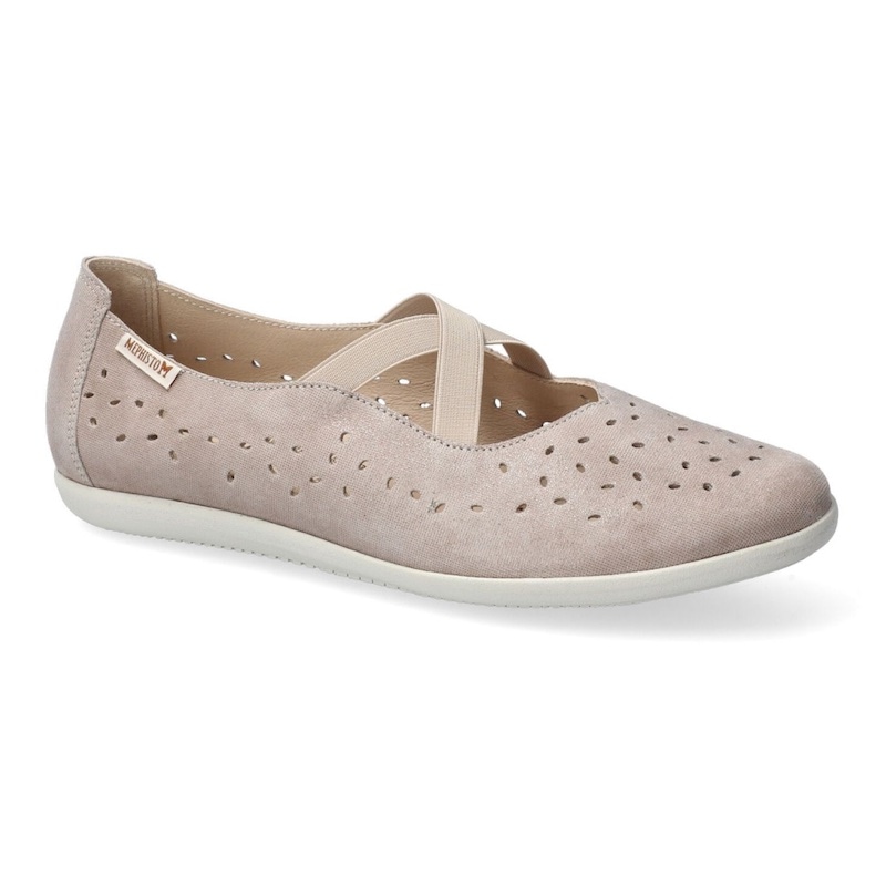 サイズ：UK3.5 Mephisto レディースシューズ(LIGHT TAUPE)　　