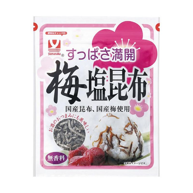 [5個]ヤマナカフーズ 梅塩昆布　30g　賞味期限2025.11.30