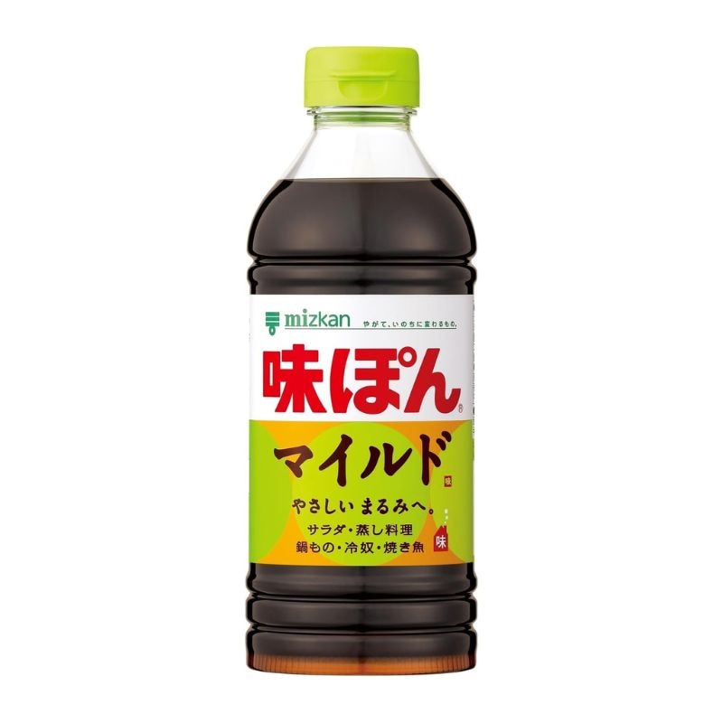 [2本]ミツカン 味ぽんマイルド　500ml　賞味期限2026.01.18