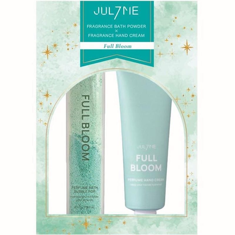 [2セット]JUL7ME(ジュライミー) バスパウダー&ハンドクリームセット フルブルーム　30ml+32g　