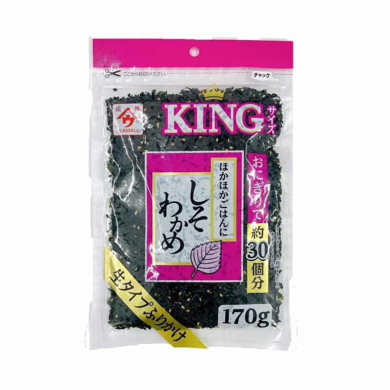 [5個]【JB直送品】魚の屋　KINGしそわかめ　170g　賞味期限2026.11.09【賞味期限間近】