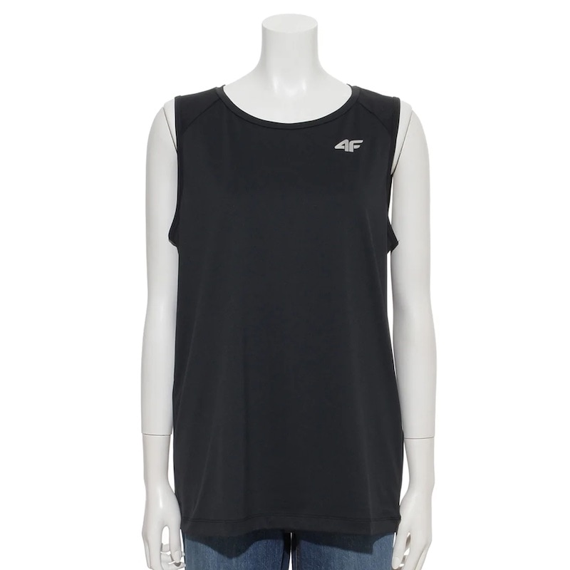 サイズ：XL　4F レディース タンクトップ（BLACK）　　