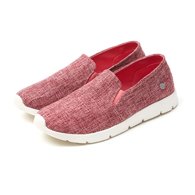 【22.5cm】SKONO レディース Light linen comfort Shoes（PINK）　　