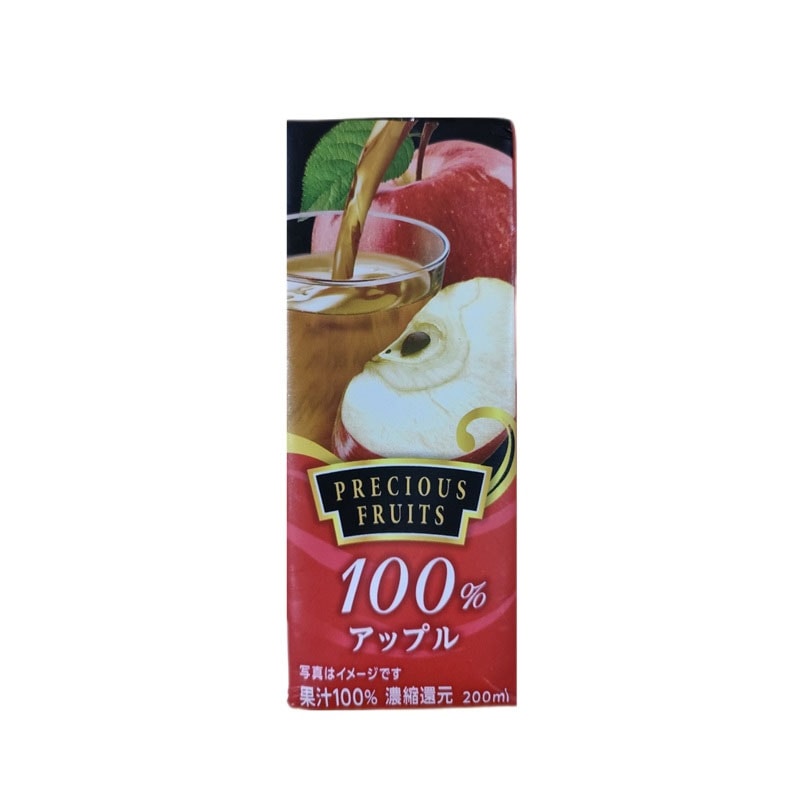 [12本]エルビー PRECIOUS FRUITS 100% アップル　200ml　賞味期限2026.08.28