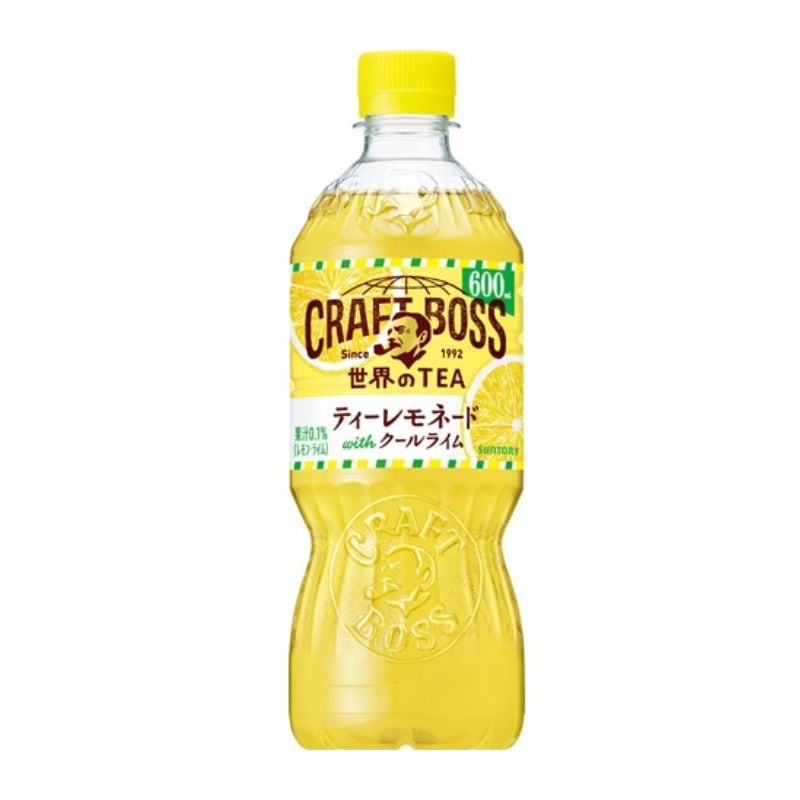 [送料無料][24本]サントリー クラフトボス 世界のTEA ティーレモネードwithクールライム　600ml　賞味期限2026.10.31