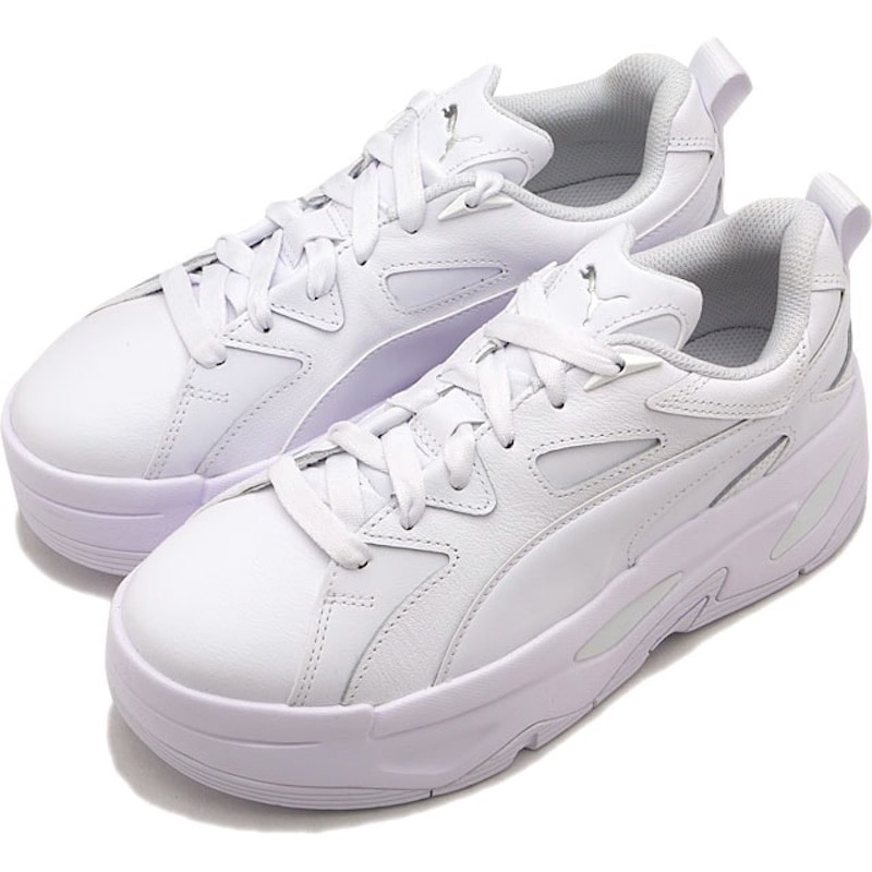 23.0cm PUMA ウィメンズ BLSTR DRESSCODE スニーカー (PUMA WHITE)　　