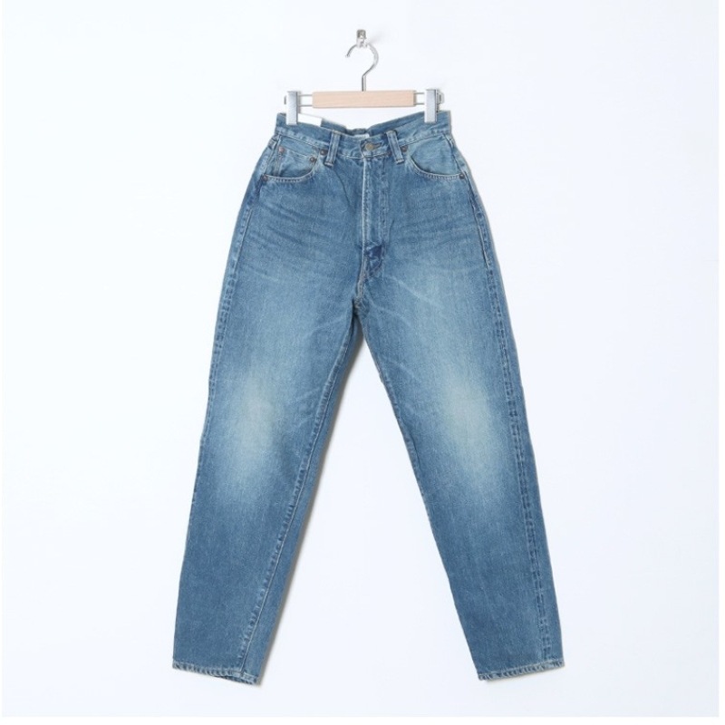 00サイズ LENO LUCY HIGH WAIST TAPERED JEANS《FADE INDIGO》　　