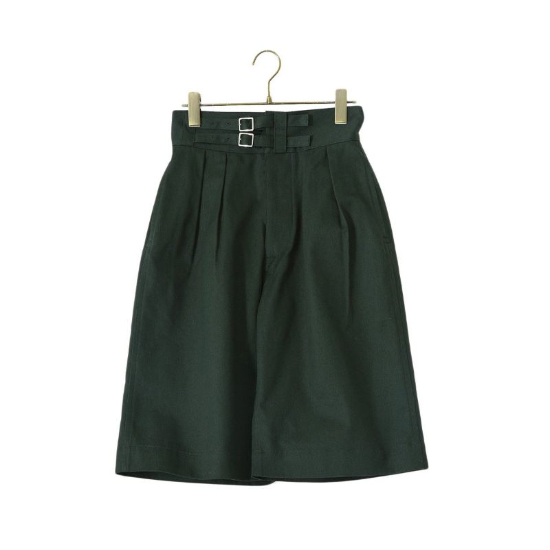 0サイズ LENO DOUBLE BELTED GURKHA SHORT TROUSERS KHAKI　　
