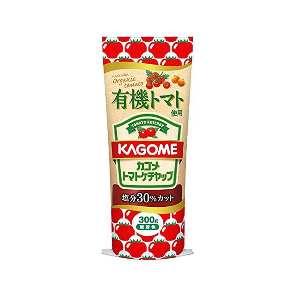 [2個]カゴメ 有機トマト使用ケチャップ　300g　賞味期限2027.01.31