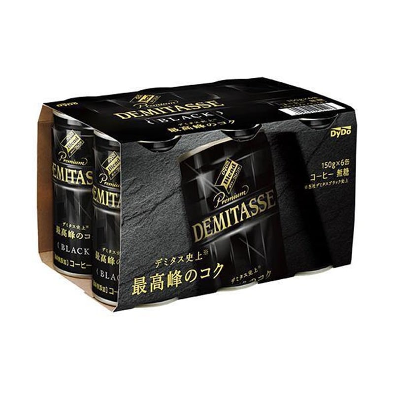[30本]ダイドードリンコ デミタス ブラック　150g　賞味期限2026.07.31【賞味期限間近】