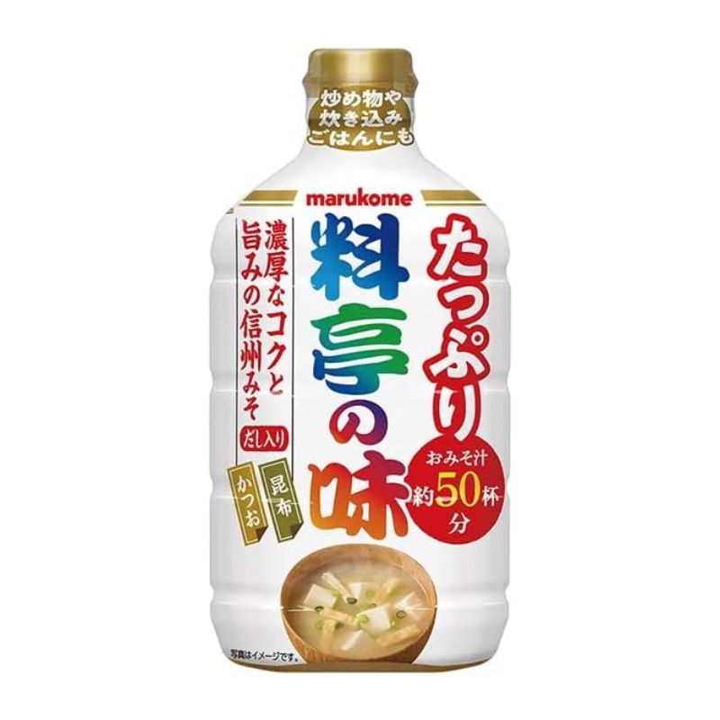 [3個]マルコメ 液みそ料亭の味 大容量　860g　賞味期限2026.08.24【賞味期限間近】