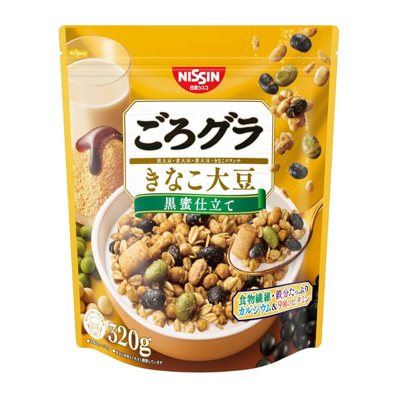 [3個]日清シスコ ごろグラ きなこ大豆　320g　賞味期限2026.10.31