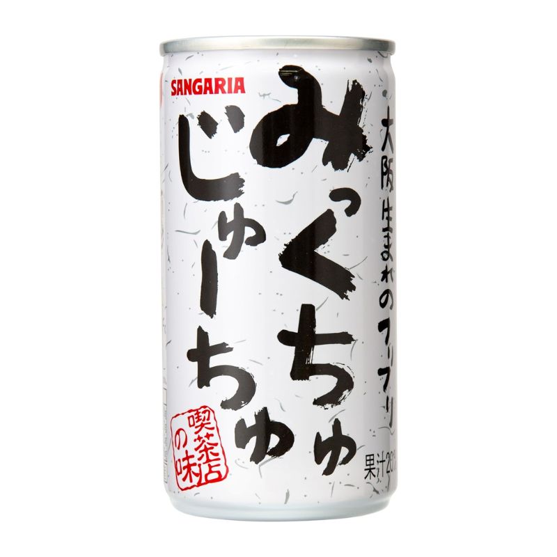[送料無料][30本]サンガリア みっくちゅじゅーちゅ　190g　賞味期限2026.09.30
