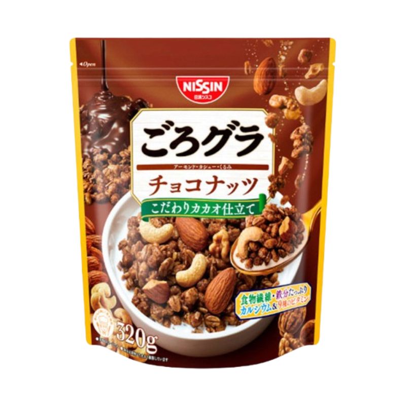 [送料無料][6個]日清シスコ ごろグラ チョコナッツ　320g　賞味期限2026.10.31