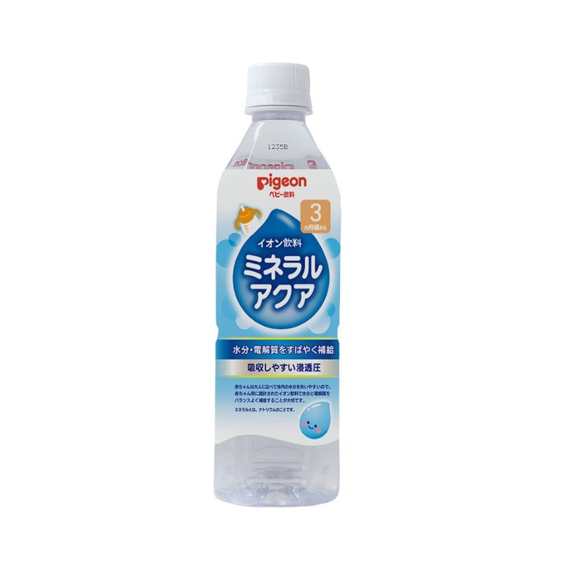 [24本]ピジョン イオン飲料 ミネラルアクア　500ml　賞味期限2026.07.31【賞味期限間近】