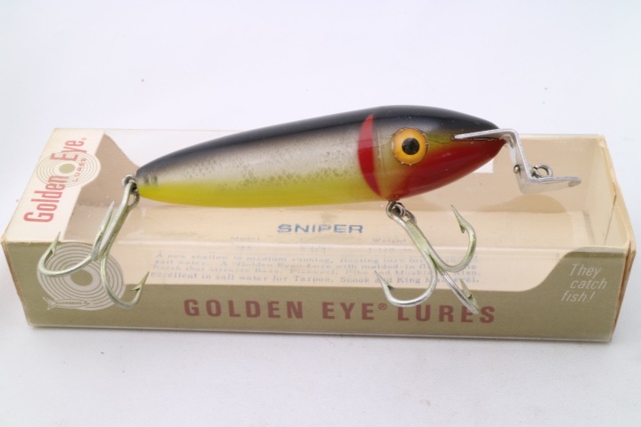希少】オールドアメリカンルアー スプーン Golden Eye ゴールデンアイ