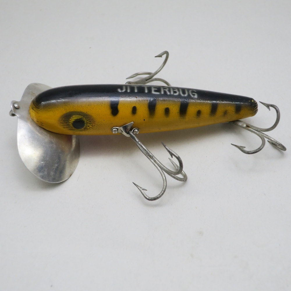 Vintage FredArbogast アーボガスト JITTERBUG 釣り FRED,ARBOGAST,JITTERBUG,フレッドアーボガスト,マスキージッターバグ
