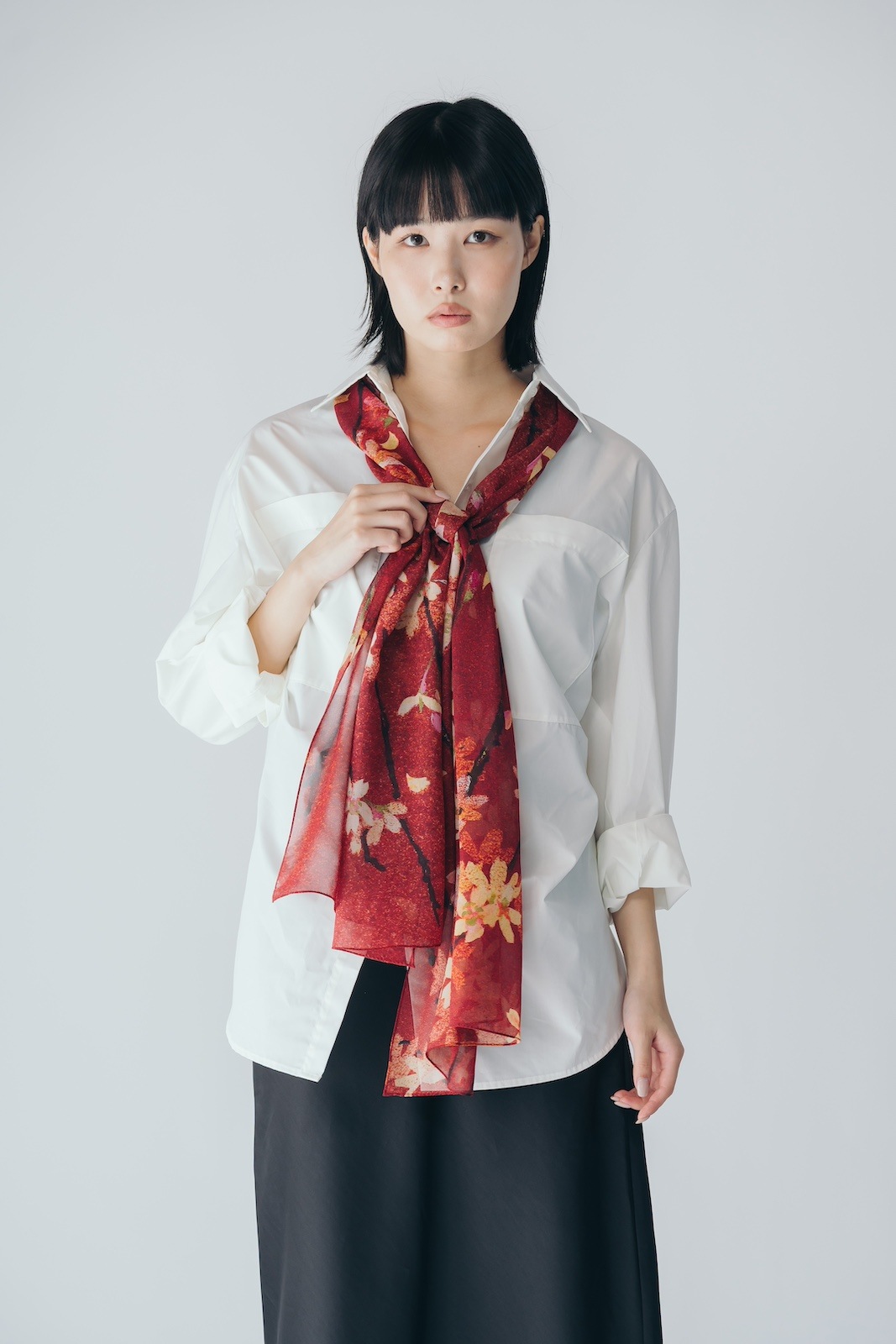 絹屏風  しだれ桜　/ KINUBYOBU  SHIDARE-SAKURA