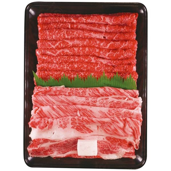 萬野和牛 すき焼き用モモ・肩ロース(計約800g)