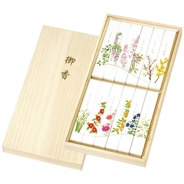 カメヤマ 名香月の花 線香12種セット