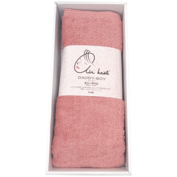 エアーかおる ダディボーイ ハーフバスタオル コーラルピンク