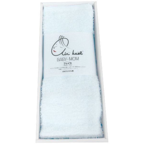 エアーかおる ベビマム フェイスタオル そよ風ブルー